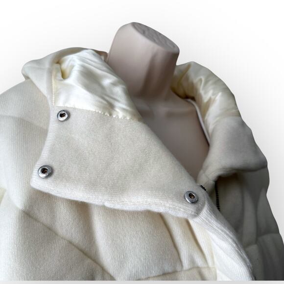 Naked Cashmere Patti Puffer Hooded Jacket Size XS/S, Ecru - Picture 10 of 16